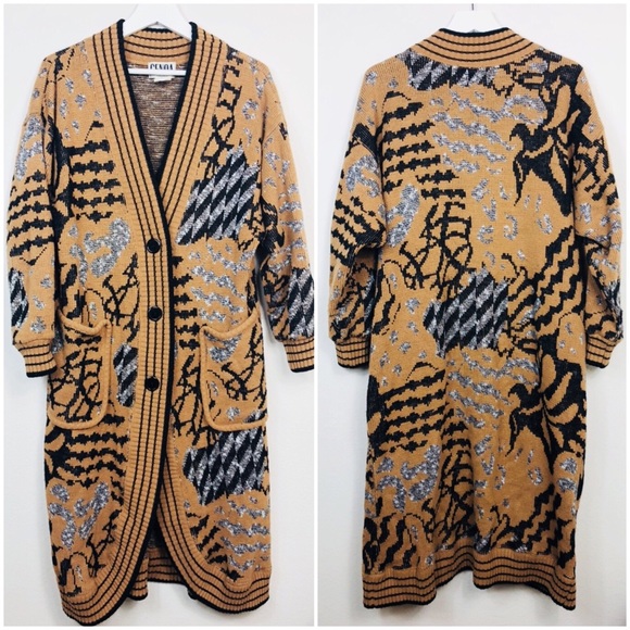 vintage long cardigan